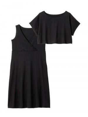 【セット】綿混カットソートップス＆ワンピース　マタニティ・授乳服【出産後も長く使える】fairy（フェアリー） 10543