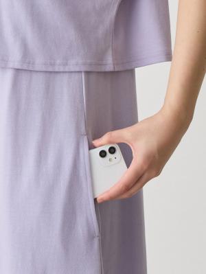 マタニティ ワンピース|【セット】綿混カットソートップス＆ワンピース　マタニティ・授乳服【出産後も長く使える】fairy（フェアリー）