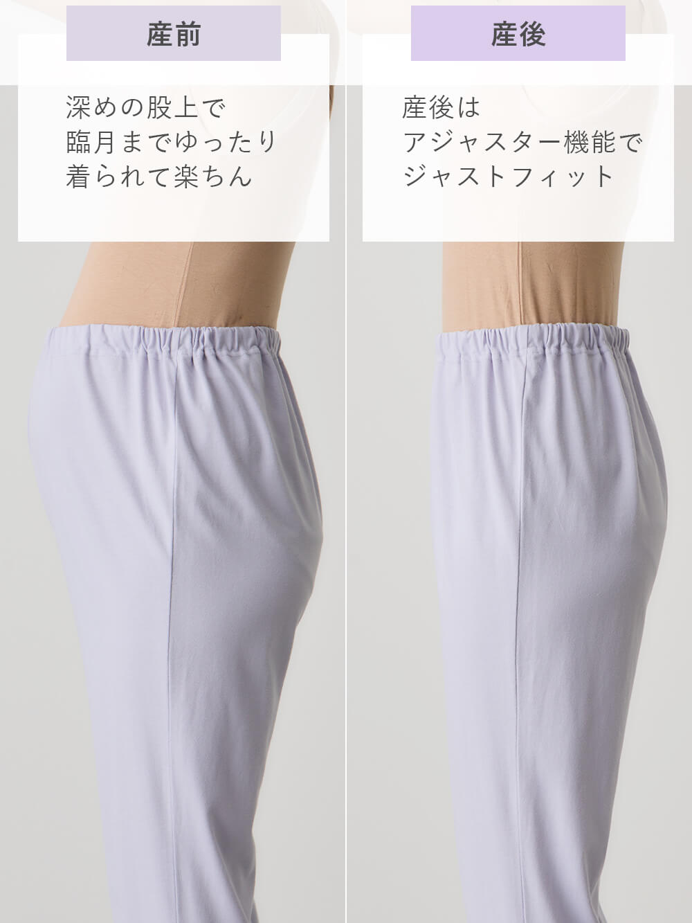 マタニティ パジャマ・ルームウェア|綿混ボーダー柄ロングワンピースパジャマ　マタニティ・授乳パジャマ【出産後も長く使える】fairy（フェアリー）