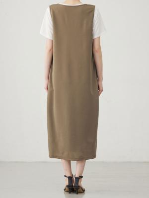 マタニティ ワンピース|ママの声から生まれたジャンパースカート+授乳トップスセット マタニティ・授乳服【出産後も長く使える】fairy(フェアリー)