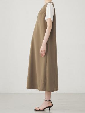 マタニティ ワンピース|ママの声から生まれたジャンパースカート+授乳トップスセット マタニティ・授乳服【出産後も長く使える】fairy(フェアリー)