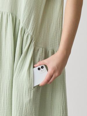 マタニティ パジャマ・ルームウェア|綿100%ポコポコガーゼ半袖ギャザーワンピースネグリジェ マタニティ・授乳パジャマ【出産後も長く使える】fairy(フェアリー)