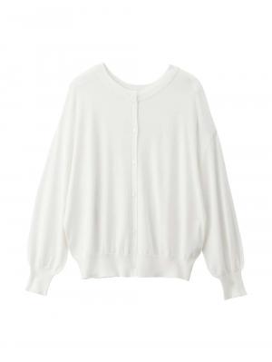 マタニティ トップス|【UVカット遮蔽率90％以上】【抗菌】【接触冷感】前後２WAYカーディガン　マタニティ・授乳服【出産後も長く使える】|オフ