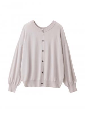 マタニティ トップス|【UVカット遮蔽率90％以上】【抗菌】【接触冷感】前後２WAYカーディガン　マタニティ・授乳服【出産後も長く使える】|グレージュ