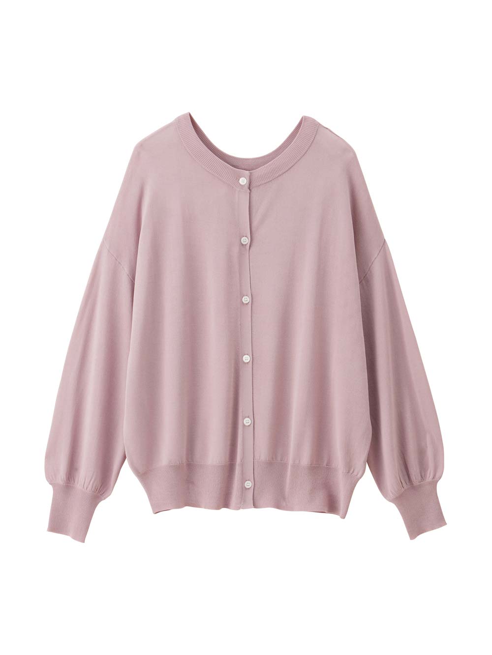 マタニティ トップス|【UVカット遮蔽率90％以上】【抗菌】【接触冷感】前後２WAYカーディガン　マタニティ・授乳服【出産後も長く使える】|グレイッシュピンク