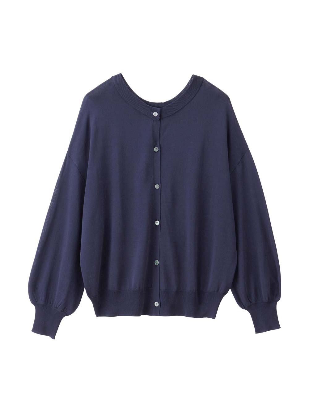 マタニティ トップス|【UVカット遮蔽率90％以上】【抗菌】【接触冷感】前後２WAYカーディガン　マタニティ・授乳服【出産後も長く使える】|ネイビー