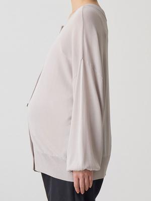 マタニティ トップス|【UVカット遮蔽率90％以上】【抗菌】【接触冷感】前後２WAYカーディガン　マタニティ・授乳服【出産後も長く使える】