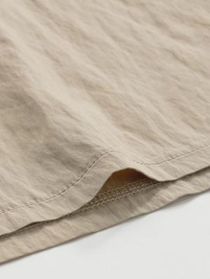 マタニティ ワンピース|ウエストギャザー半袖ワンピース　マタニティ・授乳服【出産後も長く着られる】