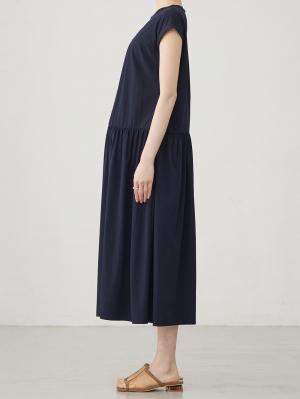 マタニティ ワンピース|切替ギャザーフレンチスリーブワンピース　マタニティ・授乳服【産後も長く着られる】