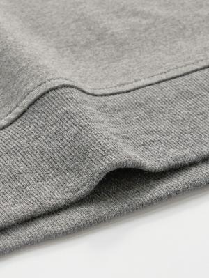 マタニティ トップス|綿混スウェット重ね着風フレンチスリーブトップス マタニティ・授乳服【出産後も長く着られる】