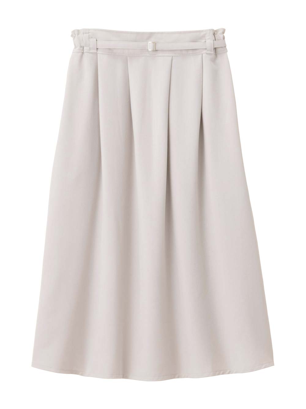 マタニティ スカート|タックフレアスカート　マタニティ・産後【出産後も長く着られる】|ペールグレー