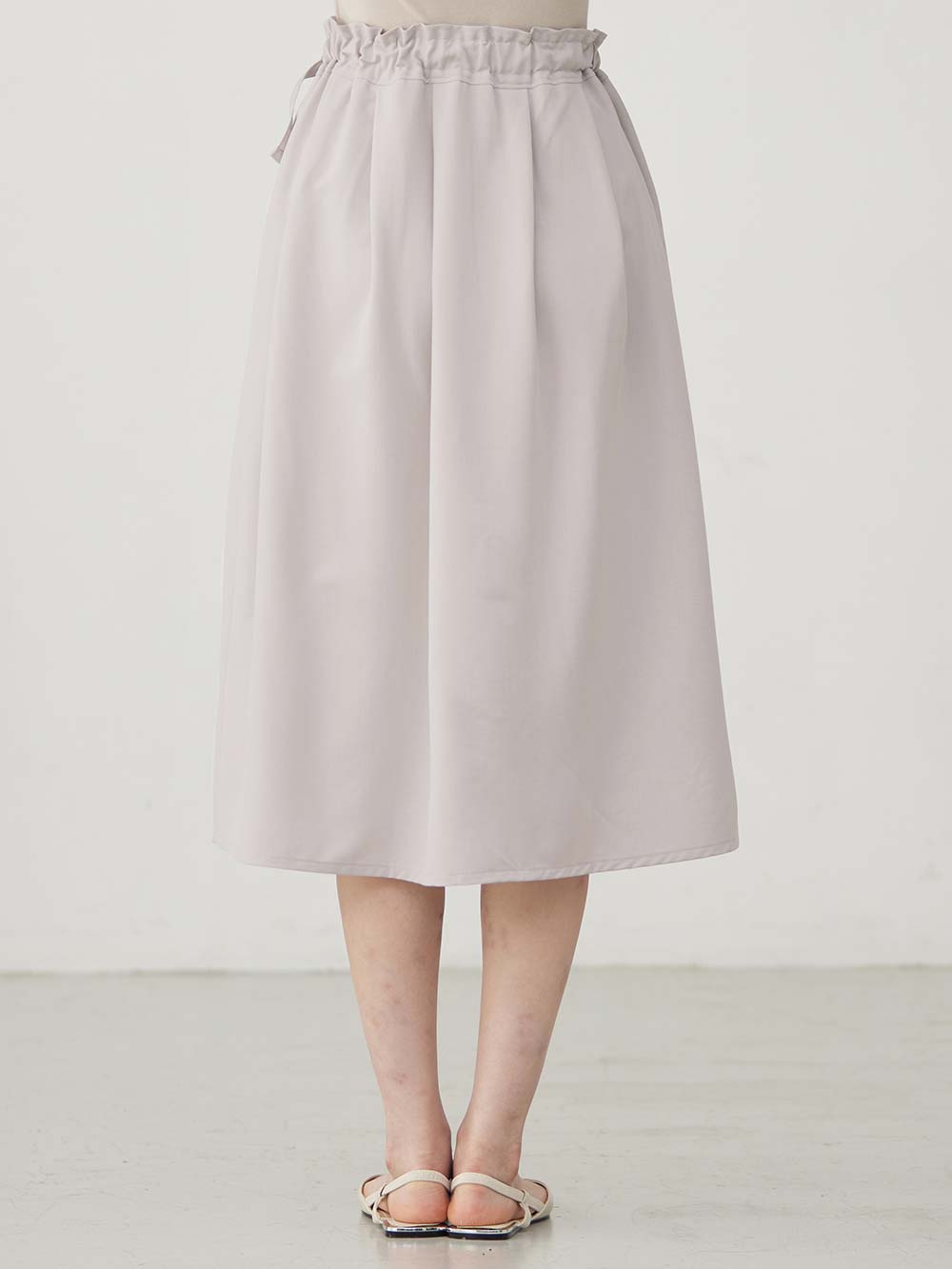 マタニティ スカート|タックフレアスカート　マタニティ・産後【出産後も長く着られる】
