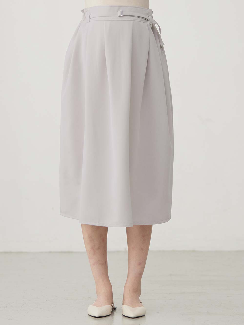 マタニティ スカート|タックフレアスカート　マタニティ・産後【出産後も長く着られる】