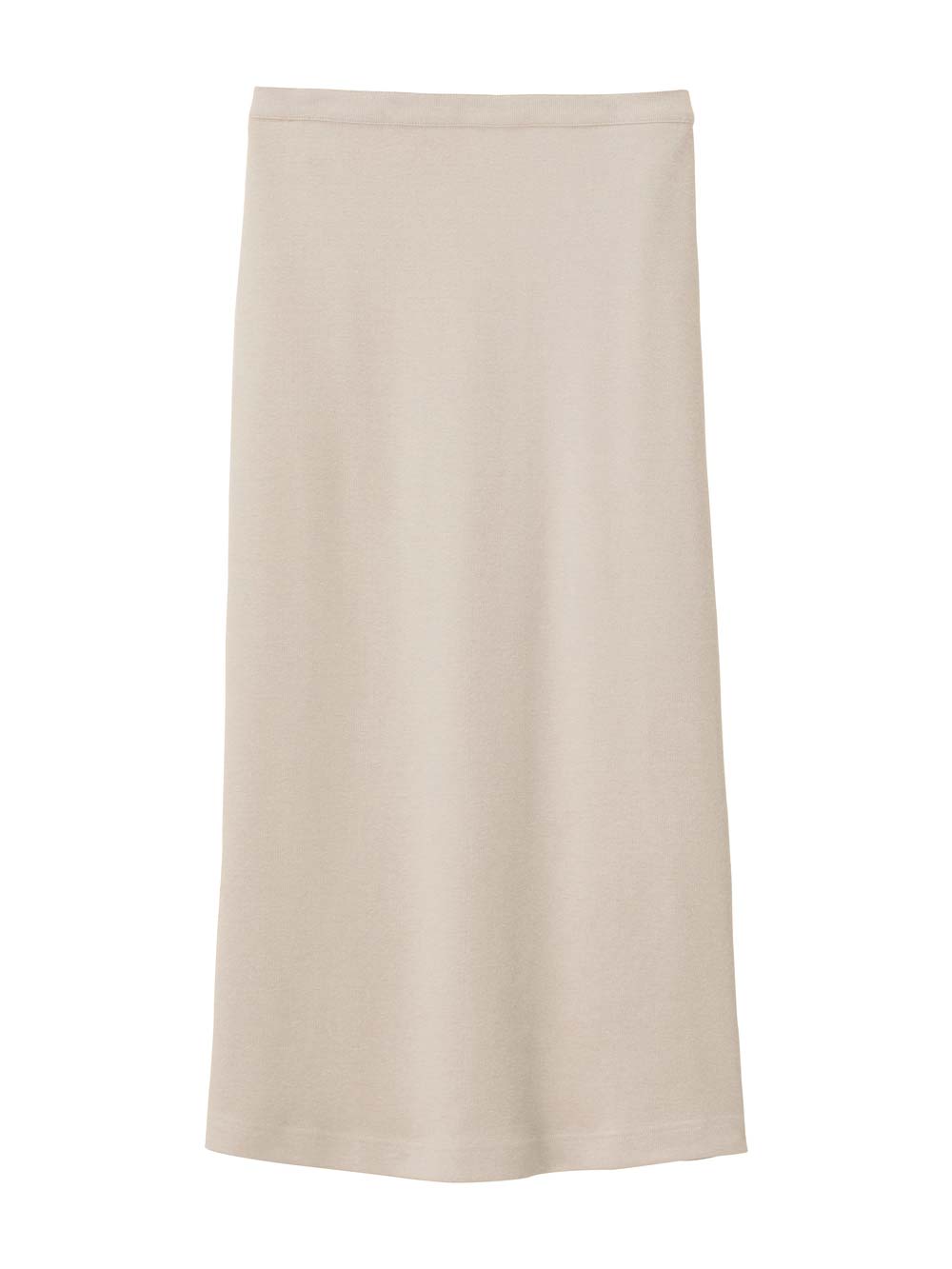 マタニティ スカート|綿混カットソーIラインマキシスカート　マタニティ・産後【出産後も長く着られる】|アイスベージュ