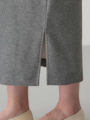 マタニティ スカート|綿混カットソーIラインマキシスカート　マタニティ・産後【出産後も長く着られる】