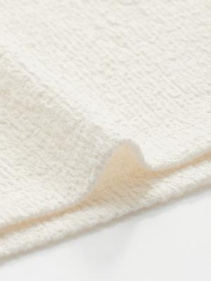 マタニティ トップス|サイドスリットぽこぽこジャガードトップス　マタニティ・授乳服【出産後も長く着られる】