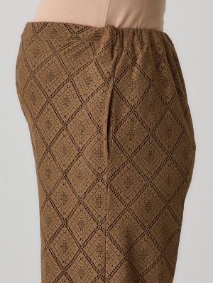 マタニティ パンツ|らくちんレースワイドパンツ　マタニティ・産後【産後も長く着られる】