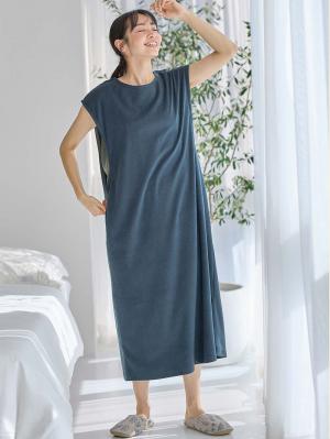 【オールインワンにもなる】綿混パイルルームウェア　マタニティ・授乳パジャマ【産後も長く着られる】10570