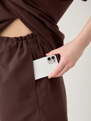 マタニティ パジャマ・ルームウェア|綿混半袖シャツ＆ショートパンツパジャマ(無地・ストライプ)　　マタニティ・授乳パジャマ【産後も長く着られる】