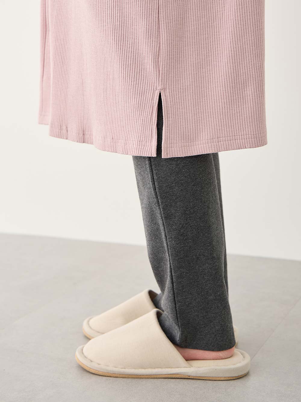 マタニティ パジャマ・ルームウェア|【助産院監修】【半袖・長袖】【ミドル丈】ハイストレッチリブ前開きパジャマ　マタニティ・授乳パジャマ【出産後も長く使える】