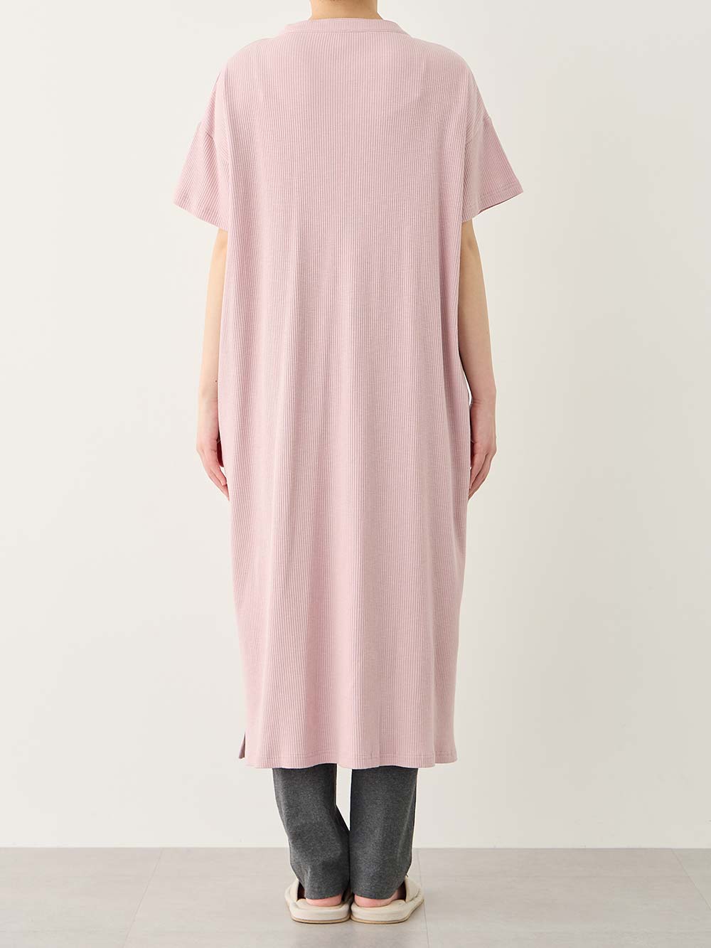 マタニティ パジャマ・ルームウェア|【助産院監修】【半袖・長袖】【ロング丈】ハイストレッチリブ前開きパジャマ　マタニティ・授乳パジャマ【出産後も長く使える】