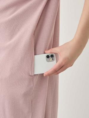 マタニティ パジャマ・ルームウェア|【助産院監修】【半袖・長袖】【ロング丈】ハイストレッチリブ前開きパジャマ　マタニティ・授乳パジャマ【出産後も長く使える】