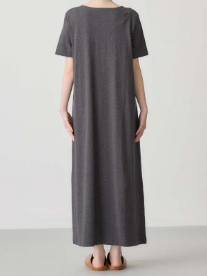 マタニティ パジャマ・ルームウェア|【防汚加工】【長袖・半袖】【２WAY】綿100％前開きネグリジェ　マタニティ・授乳パジャマ【産後も長く着れる】