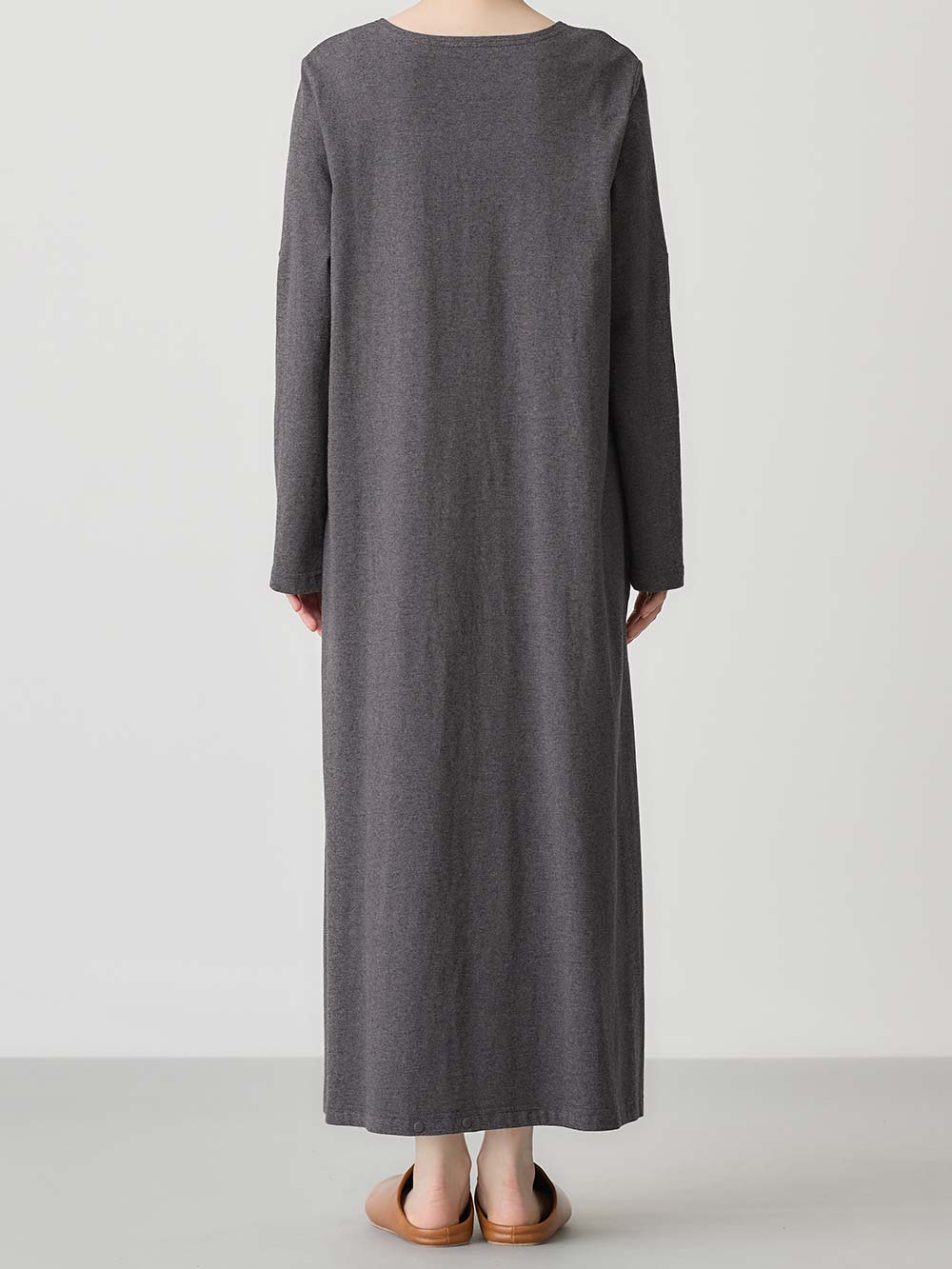 マタニティ パジャマ・ルームウェア|【防汚加工】【2WAY】綿100％前開き長袖ネグリジェ　マタニティ・授乳パジャマ【産後も長く着れる】