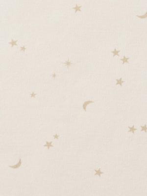 マタニティ パジャマ・ルームウェア|【親子コーデ可】星柄・オリーブ柄スムースカシュクールパット付半袖ネグリジェ【出産後も長く使える】|星柄