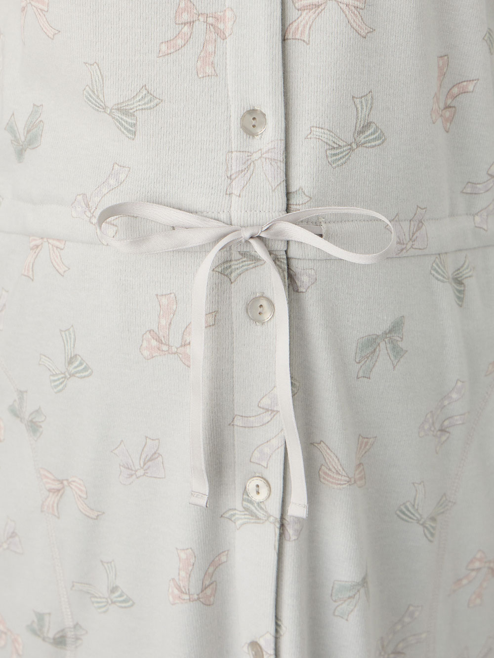 マタニティ パジャマ・ルームウェア|【親子コーデ可】リボン柄プリント２ＷＡＹパジャマ　マタニティ・授乳パジャマ【出産後も長く使える】