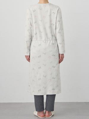 マタニティ パジャマ・ルームウェア|【親子コーデ可】リボン柄プリント２ＷＡＹパジャマ　マタニティ・授乳パジャマ【出産後も長く使える】