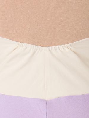 マタニティ パジャマ・ルームウェア|綿混やわらかスムース切替ギャザーパジャマ　マタニティ・授乳パジャマ【出産後も長く使える】