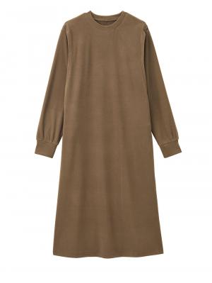 マタニティ ワンピース|ストレッチリブAラインワンピース　マタニティ・授乳服【出産後も長く使える】|カーキ