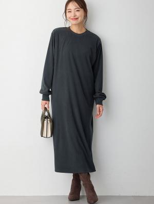 ストレッチリブAラインワンピース　マタニティ・授乳服【出産後も長く使える】10586