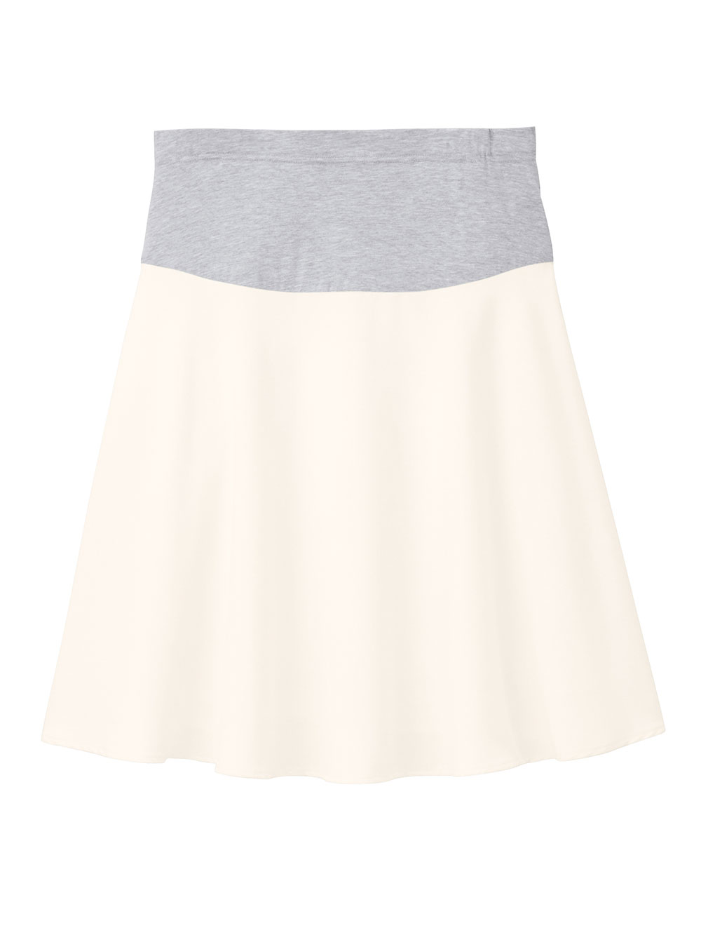 マタニティ スカート|ストレッチジョーゼットフレアスカート　マタニティ・産後【出産後も長く使える】|オフホワイト