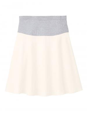 マタニティ スカート|ストレッチジョーゼットフレアスカート　マタニティ・産後【出産後も長く使える】|オフホワイト