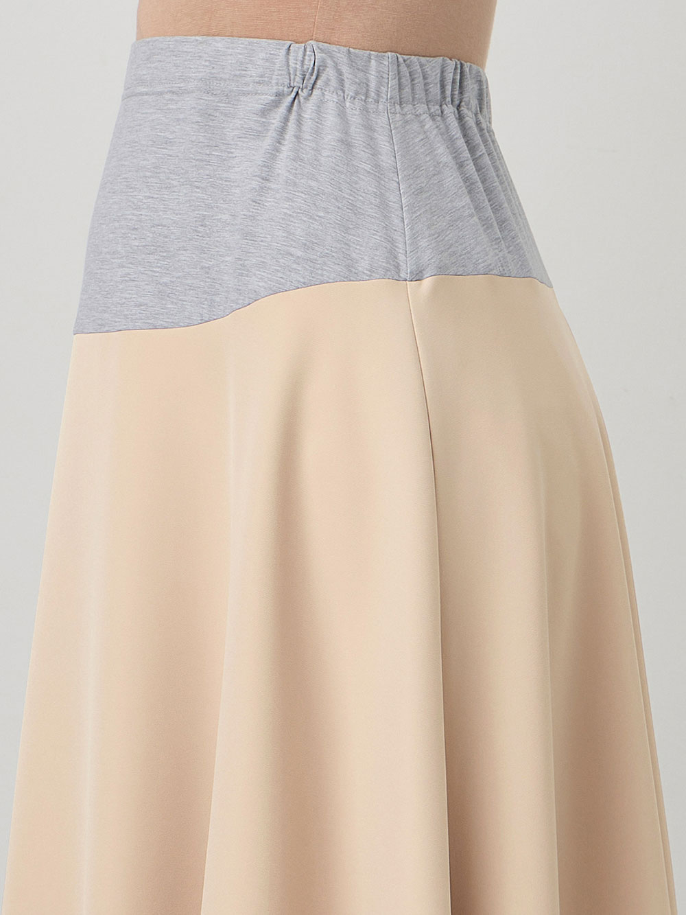 マタニティ スカート|ストレッチジョーゼットフレアスカート　マタニティ・産後【出産後も長く使える】