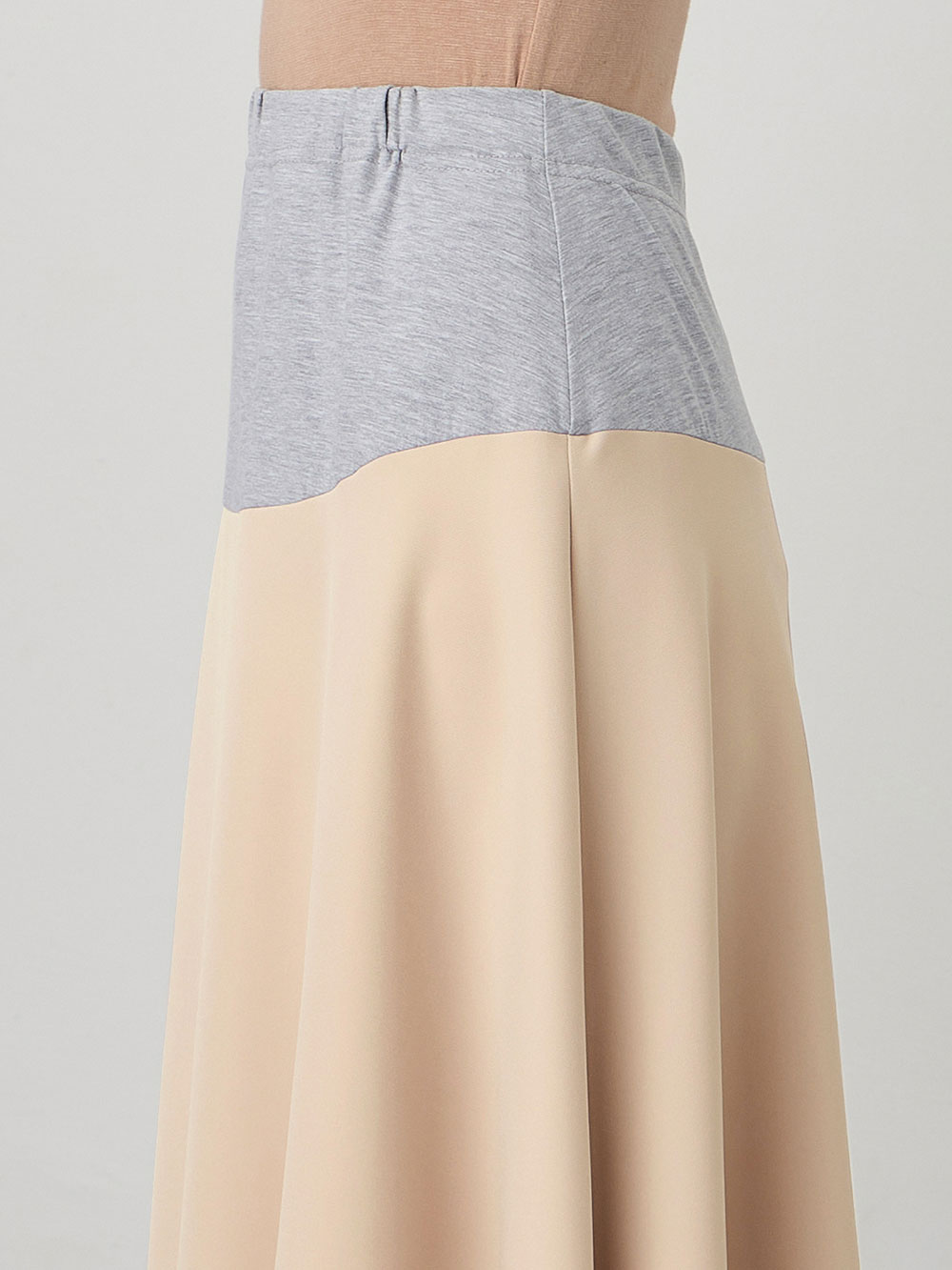 マタニティ スカート|ストレッチジョーゼットフレアスカート　マタニティ・産後【出産後も長く使える】