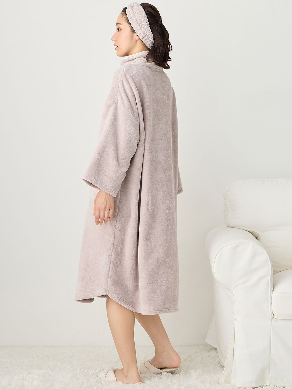 マタニティ パジャマ・ルームウェア|【親子コーデ】2WAYトート付き　バスタイム　4点セット　出産祝い　マタニティ・産後|グレージュ