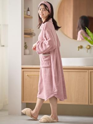 マタニティ パジャマ・ルームウェア|【親子コーデ】2WAYトート付き　バスタイム　4点セット　出産祝い　マタニティ・産後|ピンク