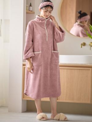 マタニティ パジャマ・ルームウェア|【親子コーデ】2WAYトート付き　バスタイム　4点セット　出産祝い　マタニティ・産後|ピンク