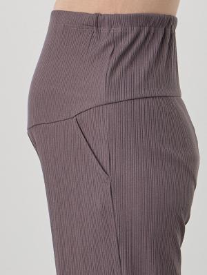 マタニティ パンツ|【2デザインから選べる】【ストレート・ワイド】らくちん綿混ストレッチリブパンツ マタニティ・産後【出産後も長く使える】