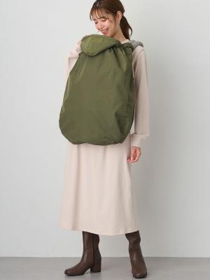 マタニティ アウター（コート）・ママコート|fairy（フェアリー）【あったか】【ダッカー付】フーデットママコート　マタニティ・産後服【出産後も長く使える】|カーキ