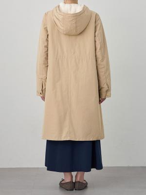 マタニティ アウター（コート）・ママコート|fairy（フェアリー）【あったか】【ダッカー付】フーデットママコート　マタニティ・産後服【出産後も長く使える】