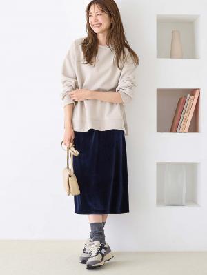 マタニティ パジャマ・ルームウェア|裏毛裏起毛マルチセットアップ　マタニティ・授乳パジャマ・ルームウェア・授乳服【出産後も長く使える】|グレージュ