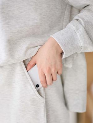 マタニティ パジャマ・ルームウェア|裏毛裏起毛マルチセットアップ　マタニティ・授乳パジャマ・ルームウェア・授乳服【出産後も長く使える】