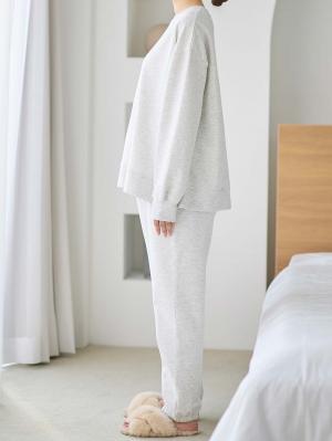 マタニティ パジャマ・ルームウェア|裏毛裏起毛マルチセットアップ　マタニティ・授乳パジャマ・ルームウェア・授乳服【出産後も長く使える】