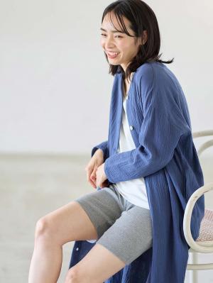 【選べる2丈】締め付けない綿混リブストレートレギンス【産後まで長く使える】10596