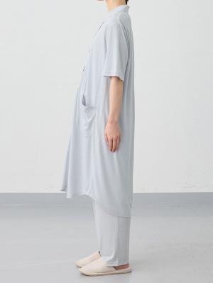 マタニティ パジャマ・ルームウェア|犬印本舗　さらっと快適半袖シャツパジャマ　マタニティ・授乳パジャマ【出産後も長く使える】