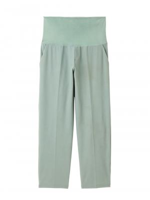 マタニティ パンツ|Rosemadame（ローズマダム）接触冷感カノコストレッチワイドテーパードパンツ　マタニティ・産後【出産後も長く使える】|グリーン